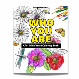 Bible verse coloring book KJV