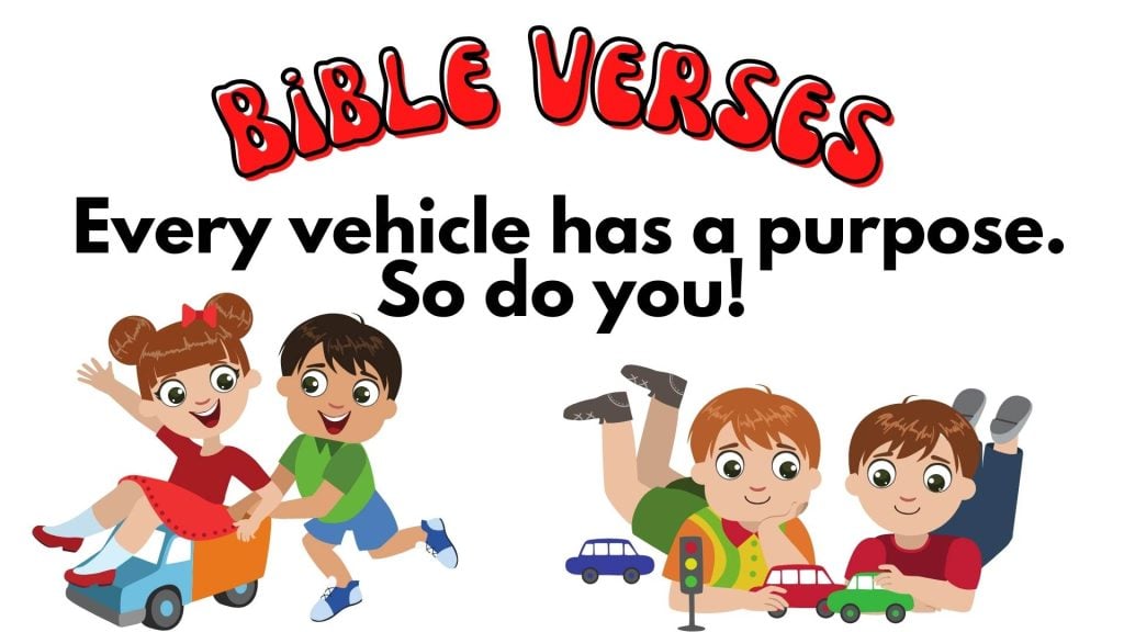 On the Go Bible Verses for Kids Transportation