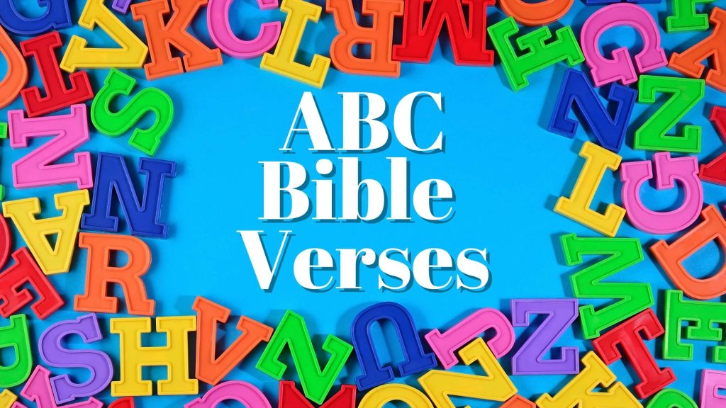 Bible verses in alphabetical order