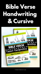 Read more about the article Bible Verse Handwriting and Cursive Workbooks
