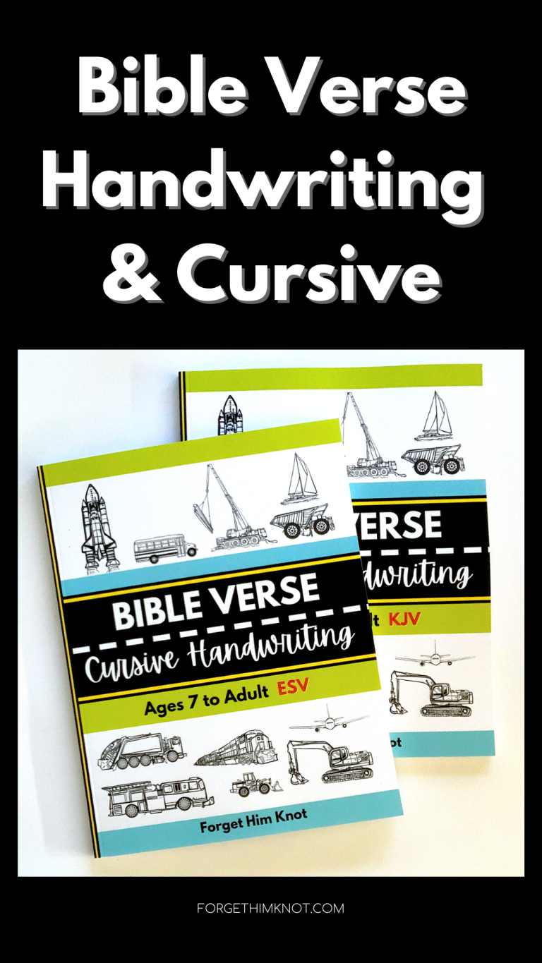 Bible verse handwriting book