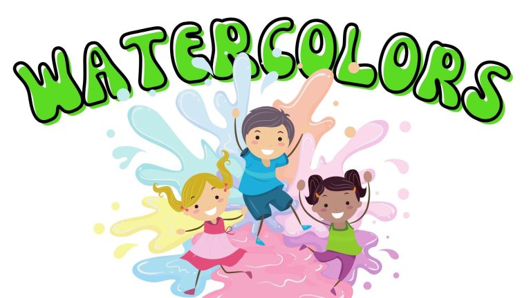 Watercolor art for kids