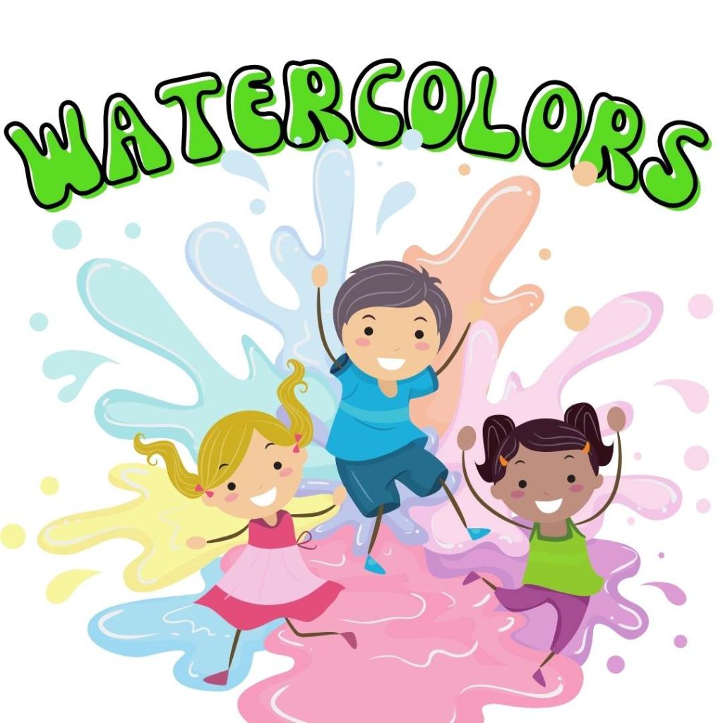 Watercolor art for kids