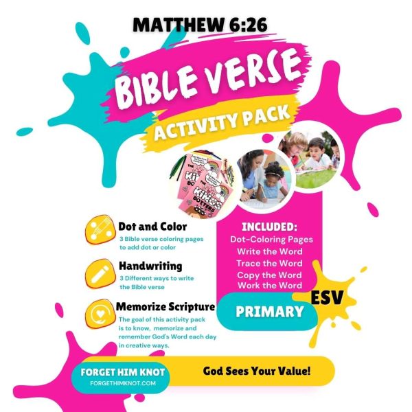 Bible Verse Coloring and Handwriting Printables