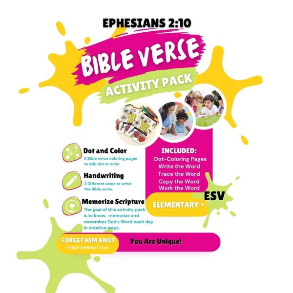 Bible Verse Coloring and Handwriting Printables