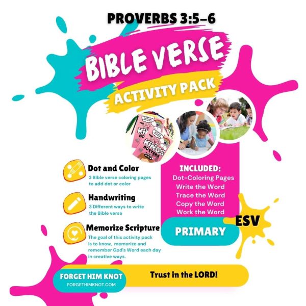 Bible Verse Coloring and Handwriting Printables ESV