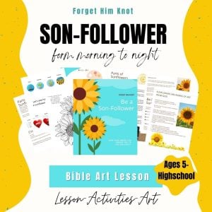 Son-Followers Bible Art Lesson