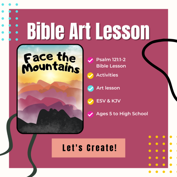 Face the Mountain- Bible Art Lesson - Image 3