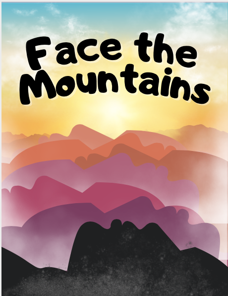 Face the Mountains Bible Art Lesson for Kids