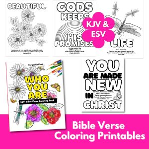 Who You Are Bible Verse Coloring Printables