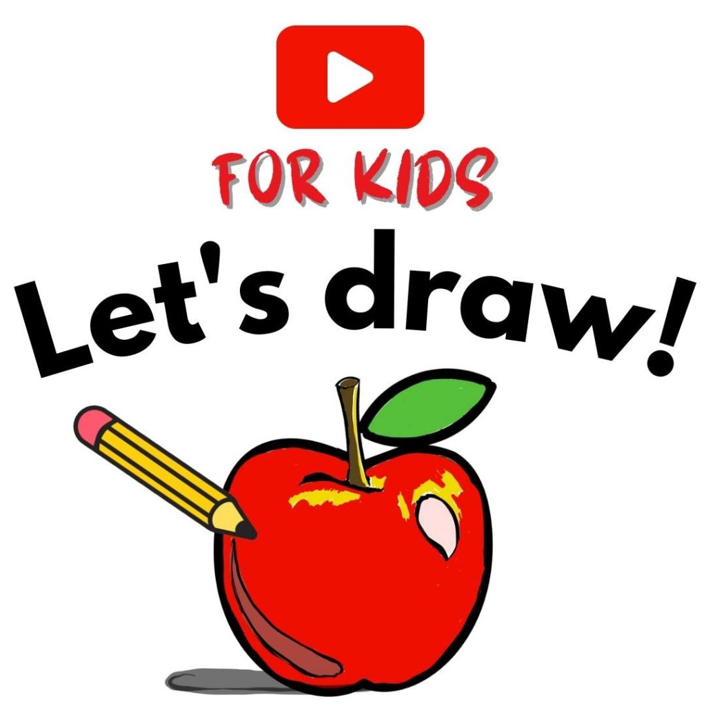 How to Draw an apple art for kids