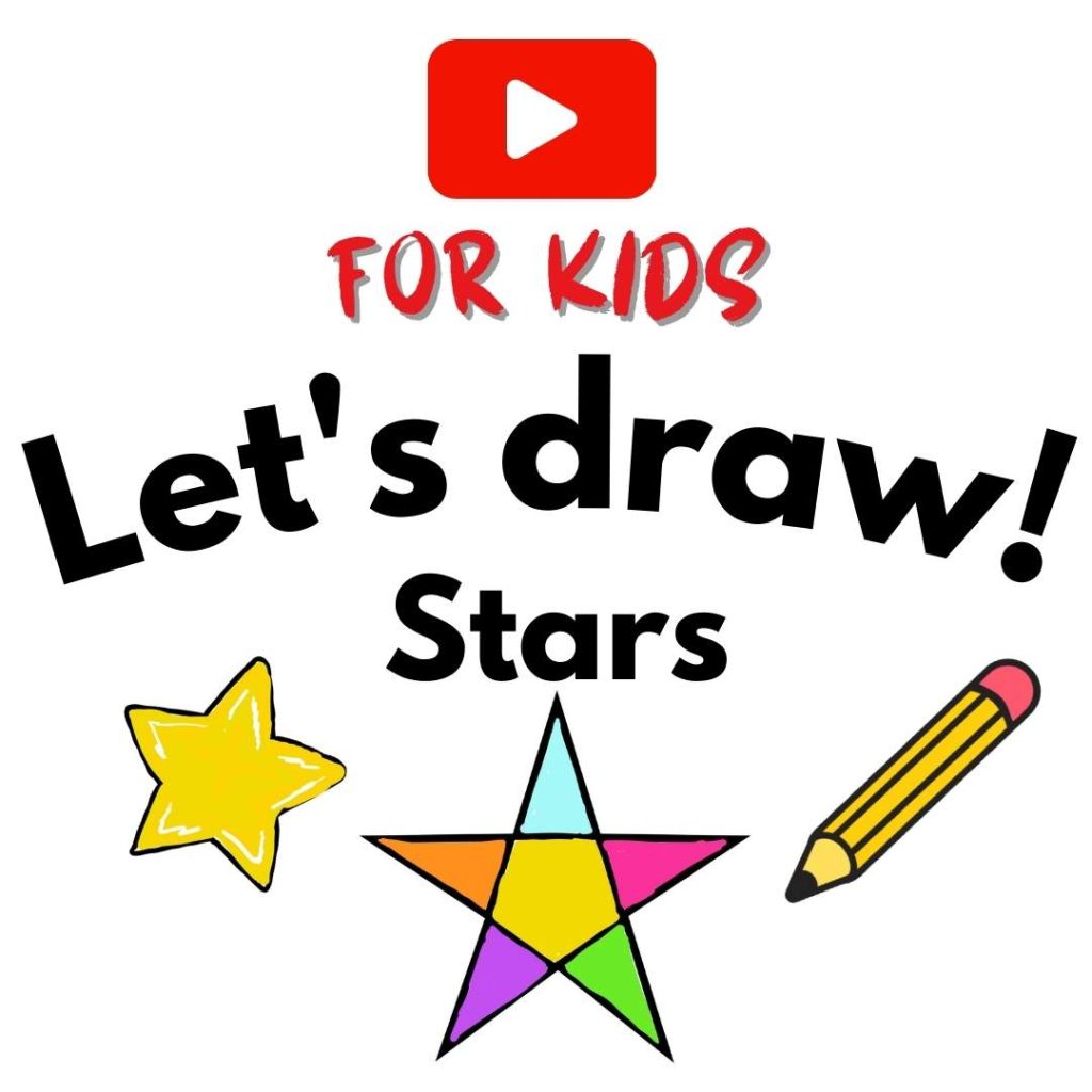 How to draw stars art for kids