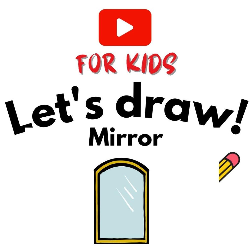 How to draw a mirror art for kids