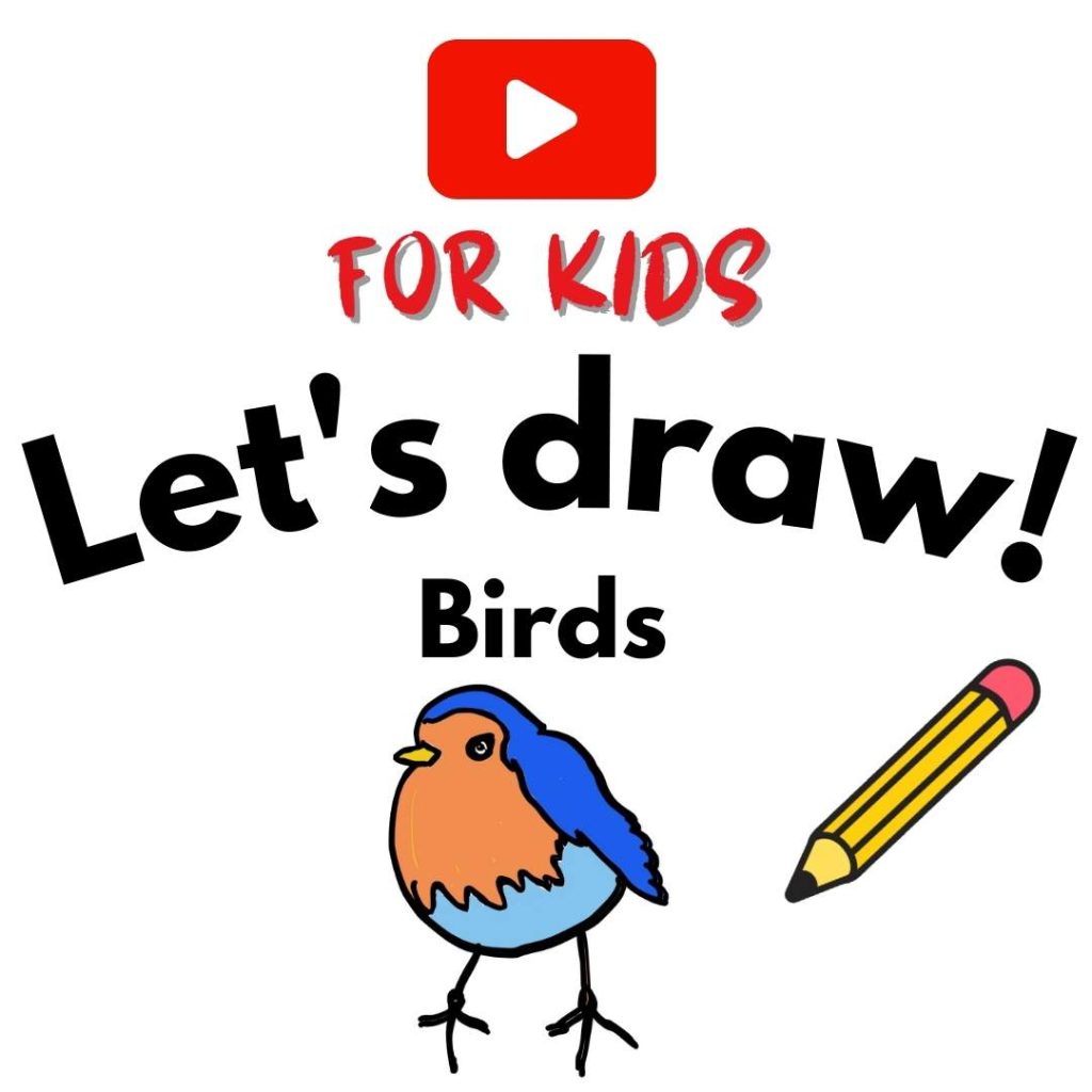 How to draw a bird art for kids