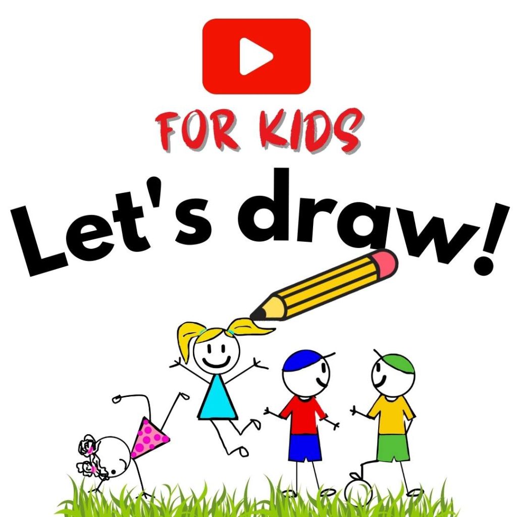 How to draw stick children art for kids