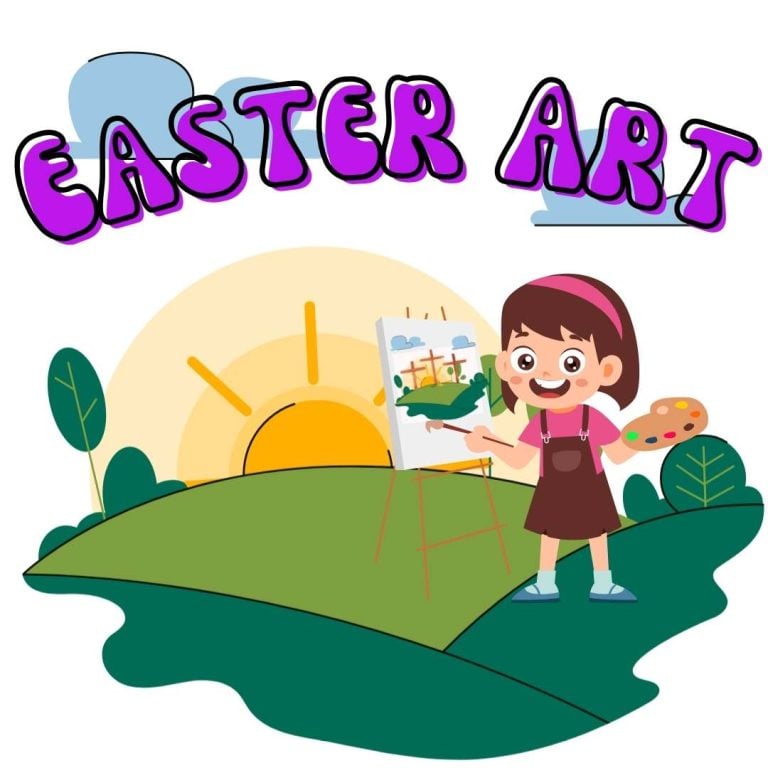 How to draw Easter art for kids