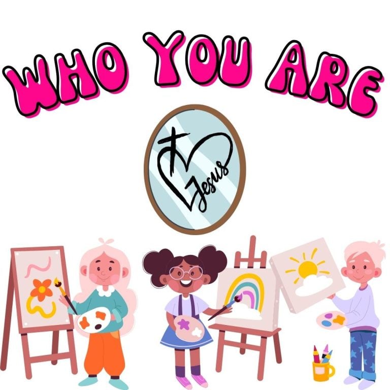 How to draw who you are art for kids