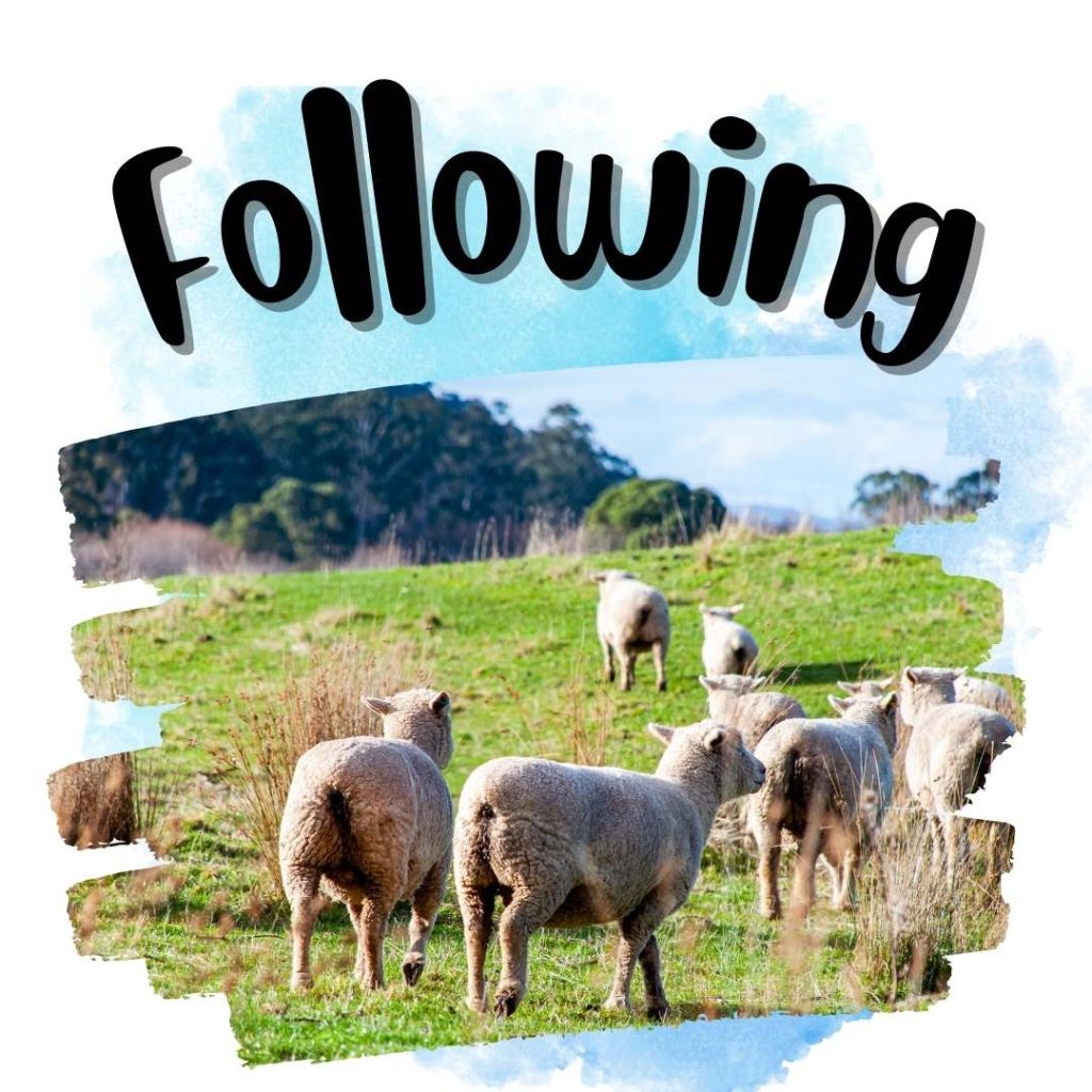 Bible verses about following the Shepherd