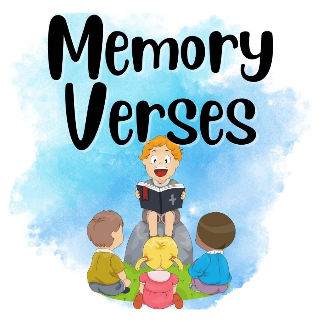 Bible memory verses for kids