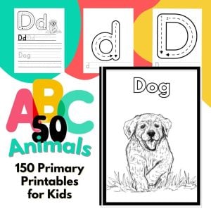 ABC Animals Bible Verse Printables for Kids (Primary)