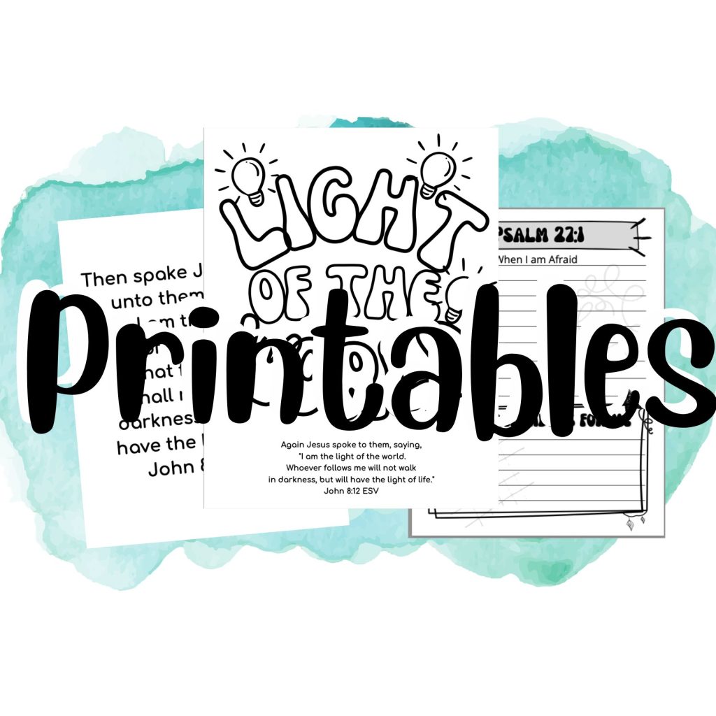 Bible verse printables for kids