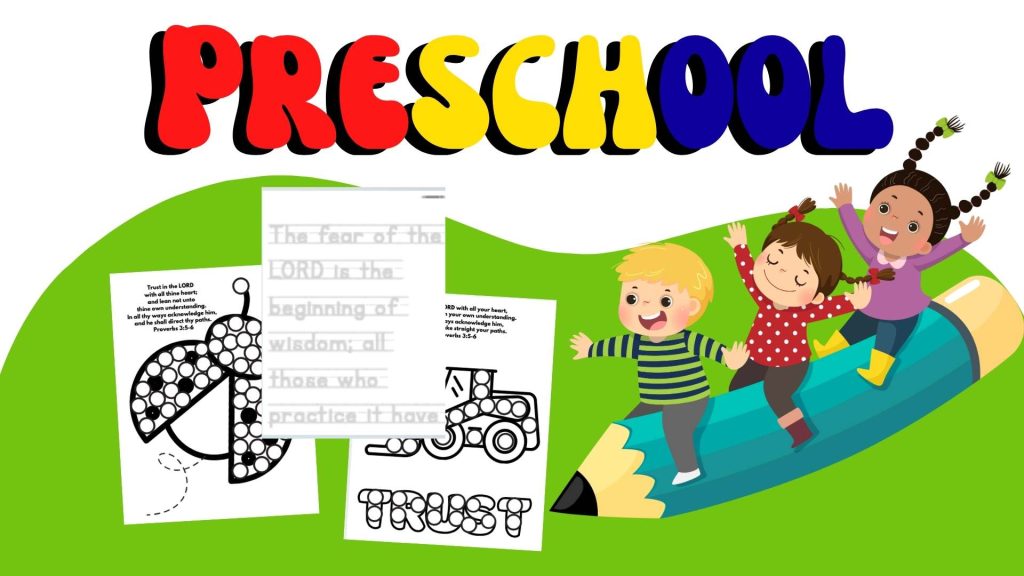 Christian preschool printables