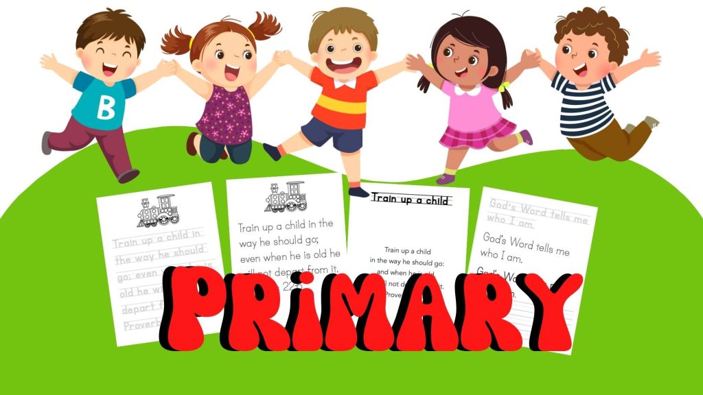 Primary Bible verse printables for kids