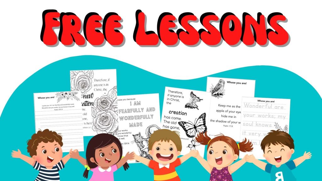 Free Bible study lesson and printables for kids