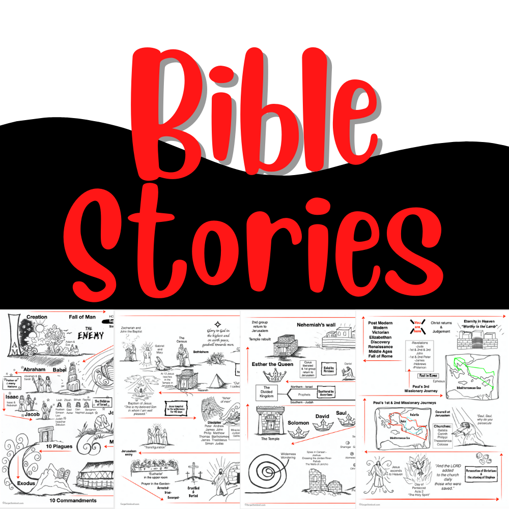 Bible stories timeline printables free