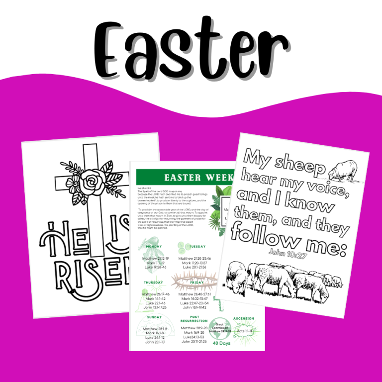 Easter Bible Verse Printables