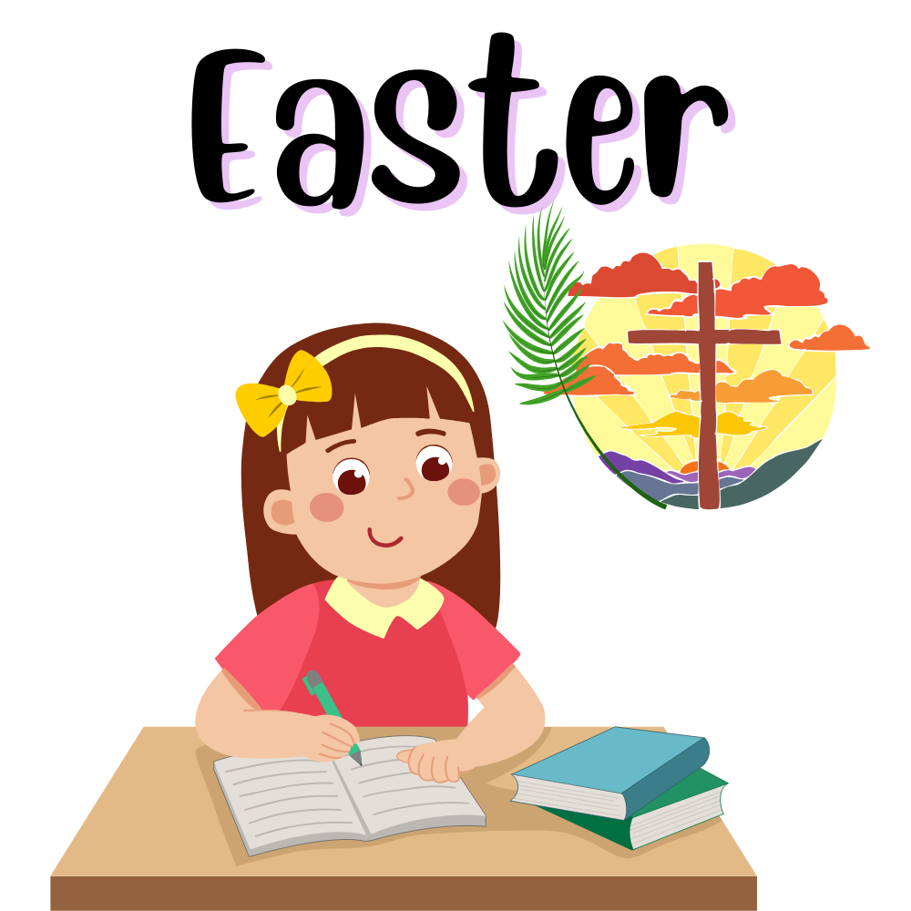 Easter Bible verse printables for kids
