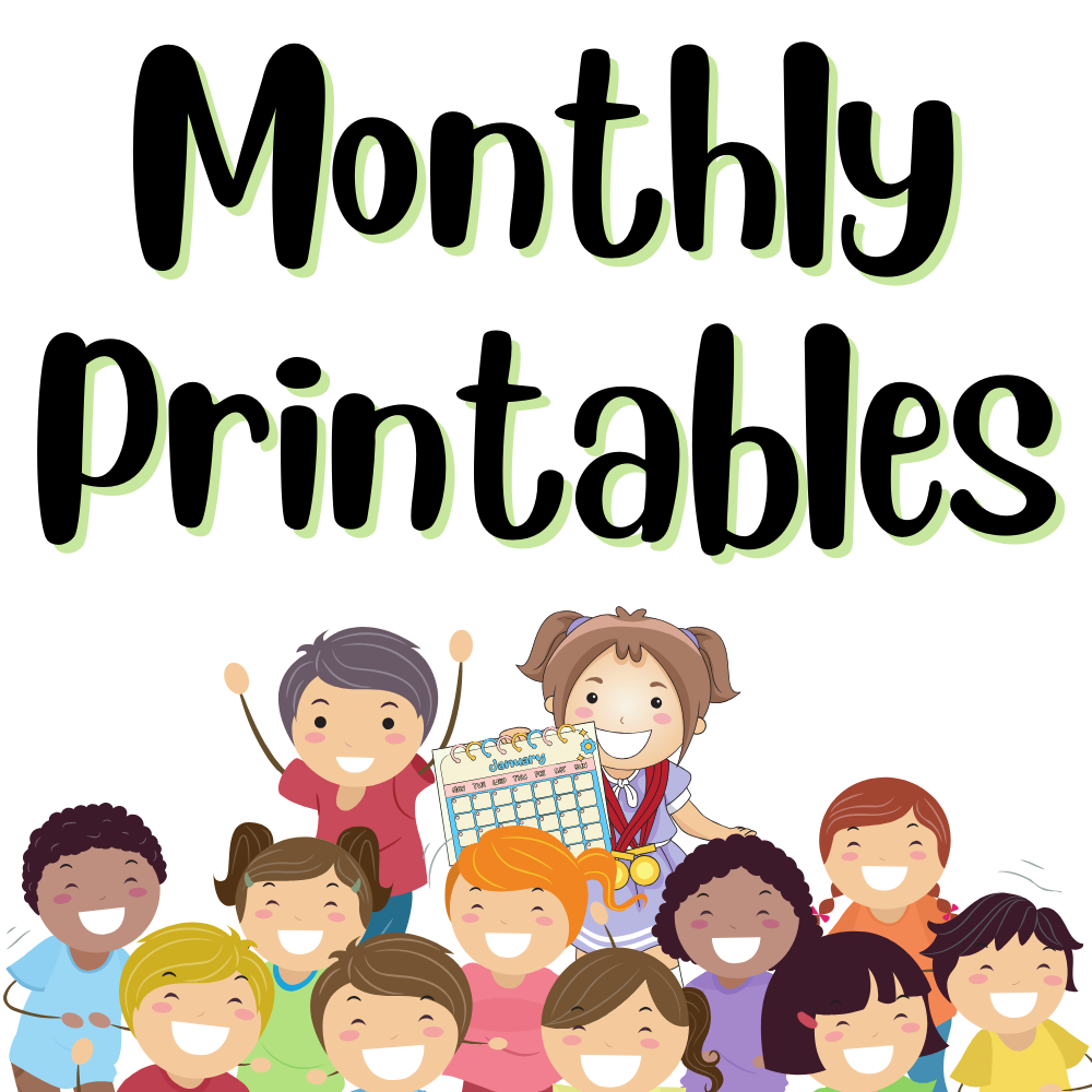 Monthly Bible Verse Printables for the whole year