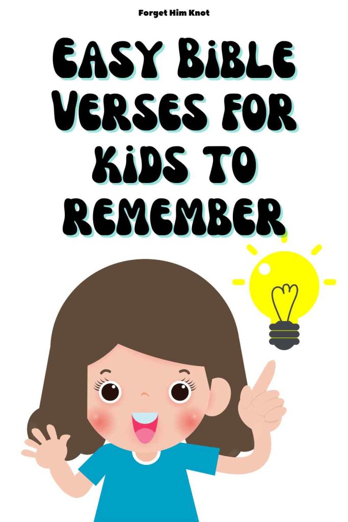 Easy Bible verses for kids