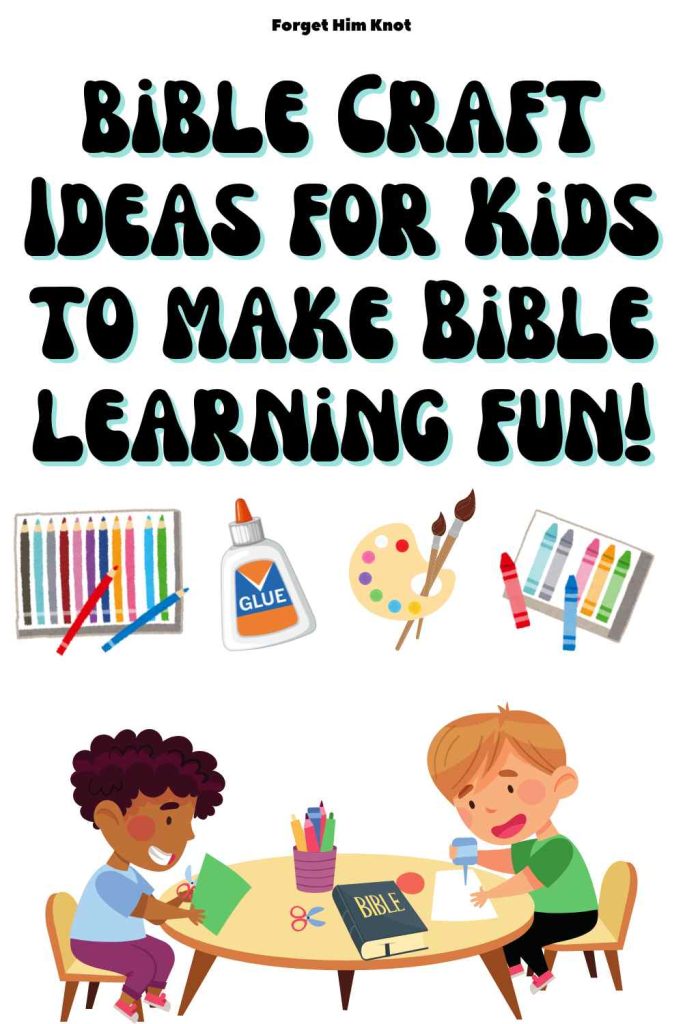 Bible craft ideas for kids to make Bible learning fun