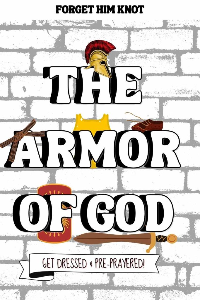 The armor of God for kids printables and coloring pages- why we need God's armor