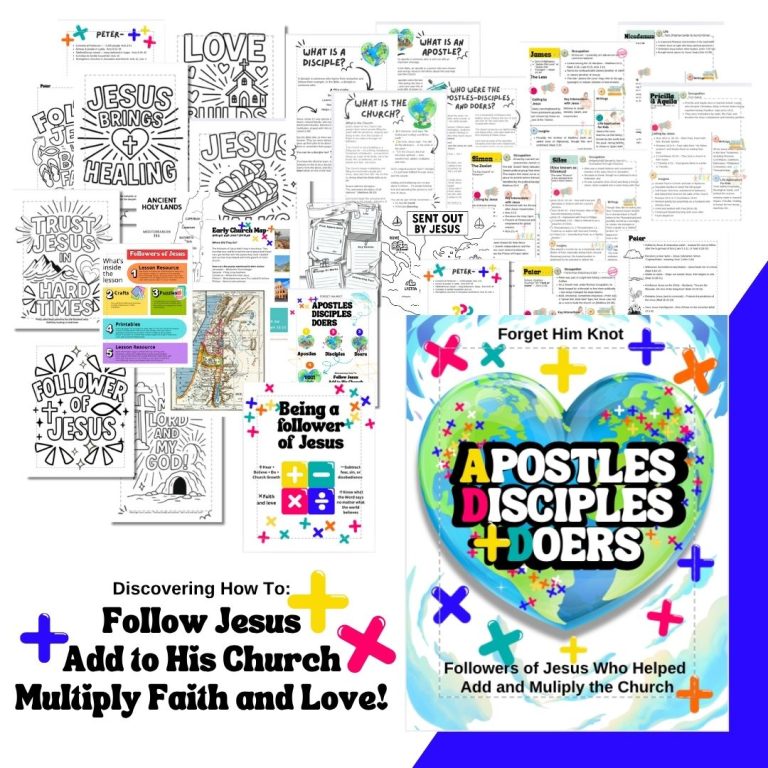 Apostles Disciples and Doers Bible resource guide for kids