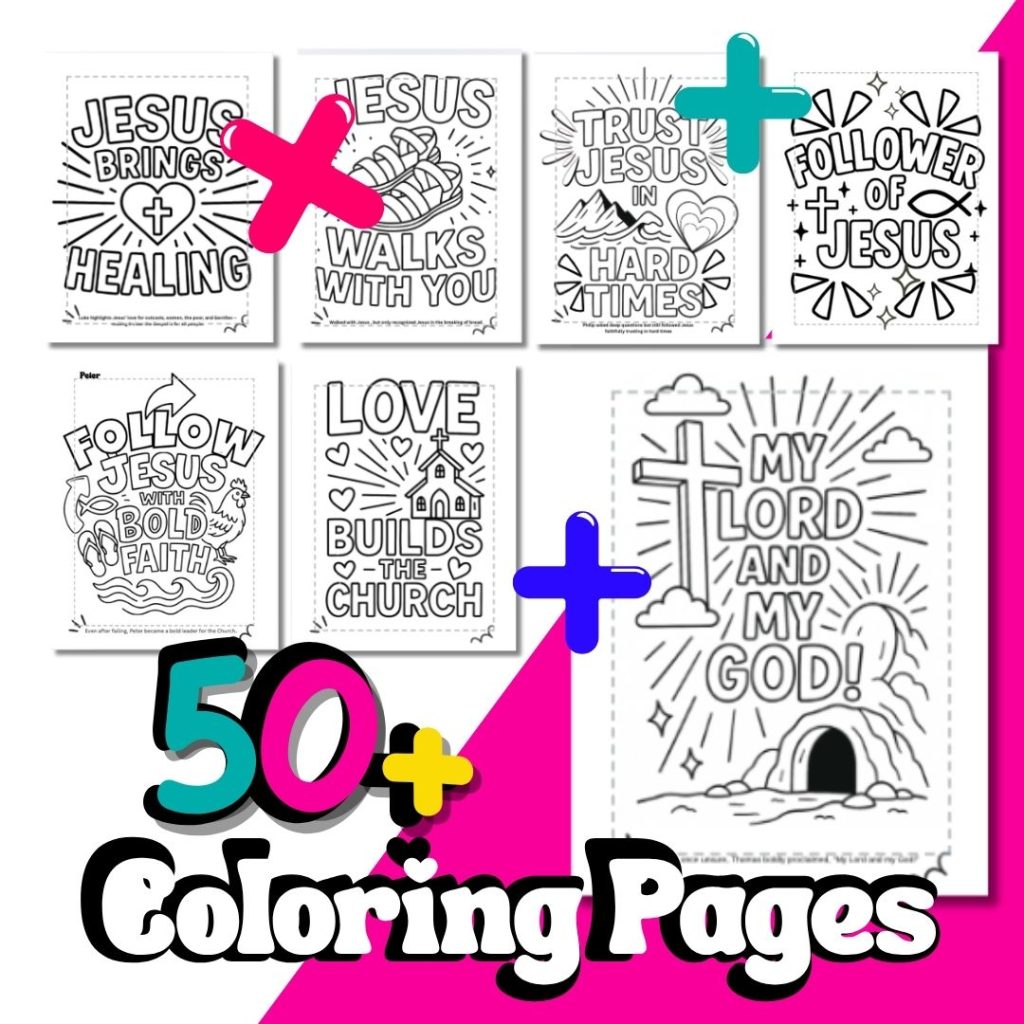 Apostles Disciples and Doers Bible Coloring Pages