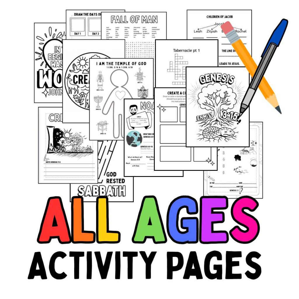 Bible Printables for all ages