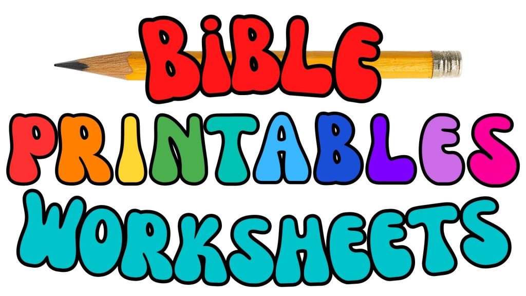 Bible Worksheets and Printables
