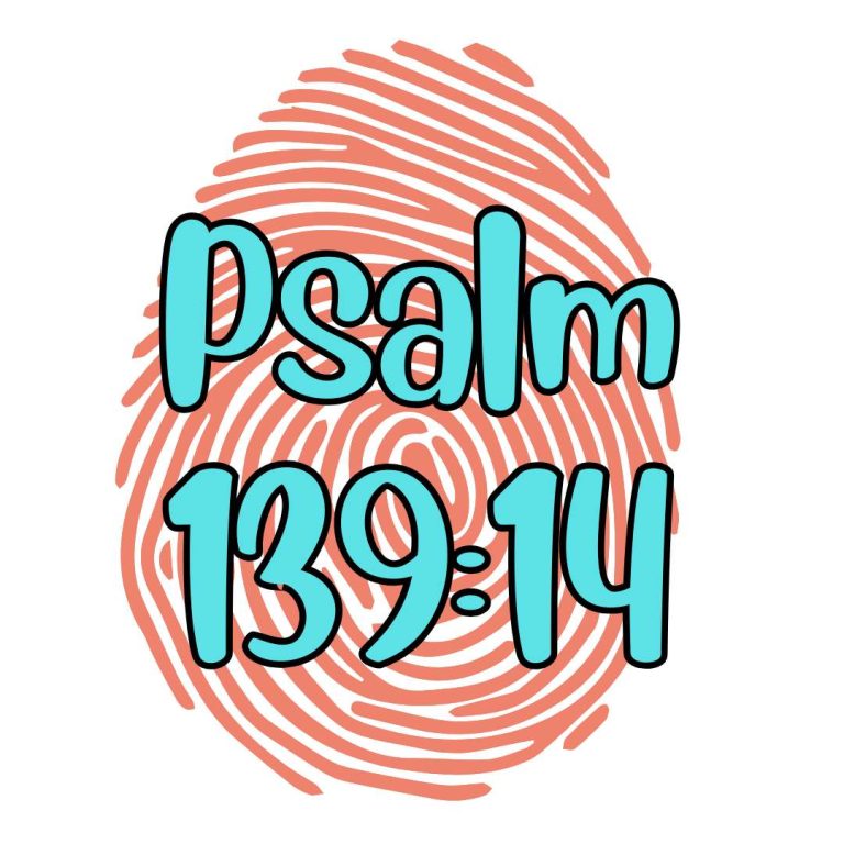 Psalm 139:14 Bible art
