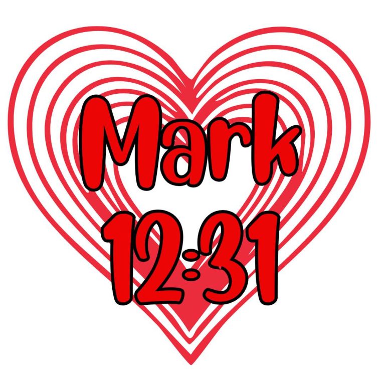 Mark 12:31 Bible art lessons