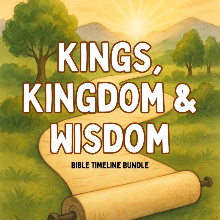 Kings Kingdoms and Wisdom Bible Timeline