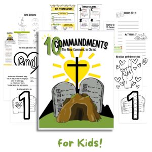 The 1st Commandment for Kids Printable Bundle