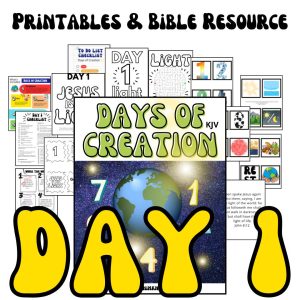 Day 1 of God’s Creation for Kids