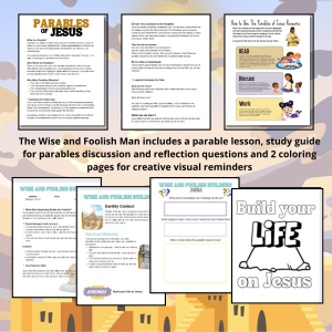 Parables of Jesus: The Wise and Foolish Builders for Kids
