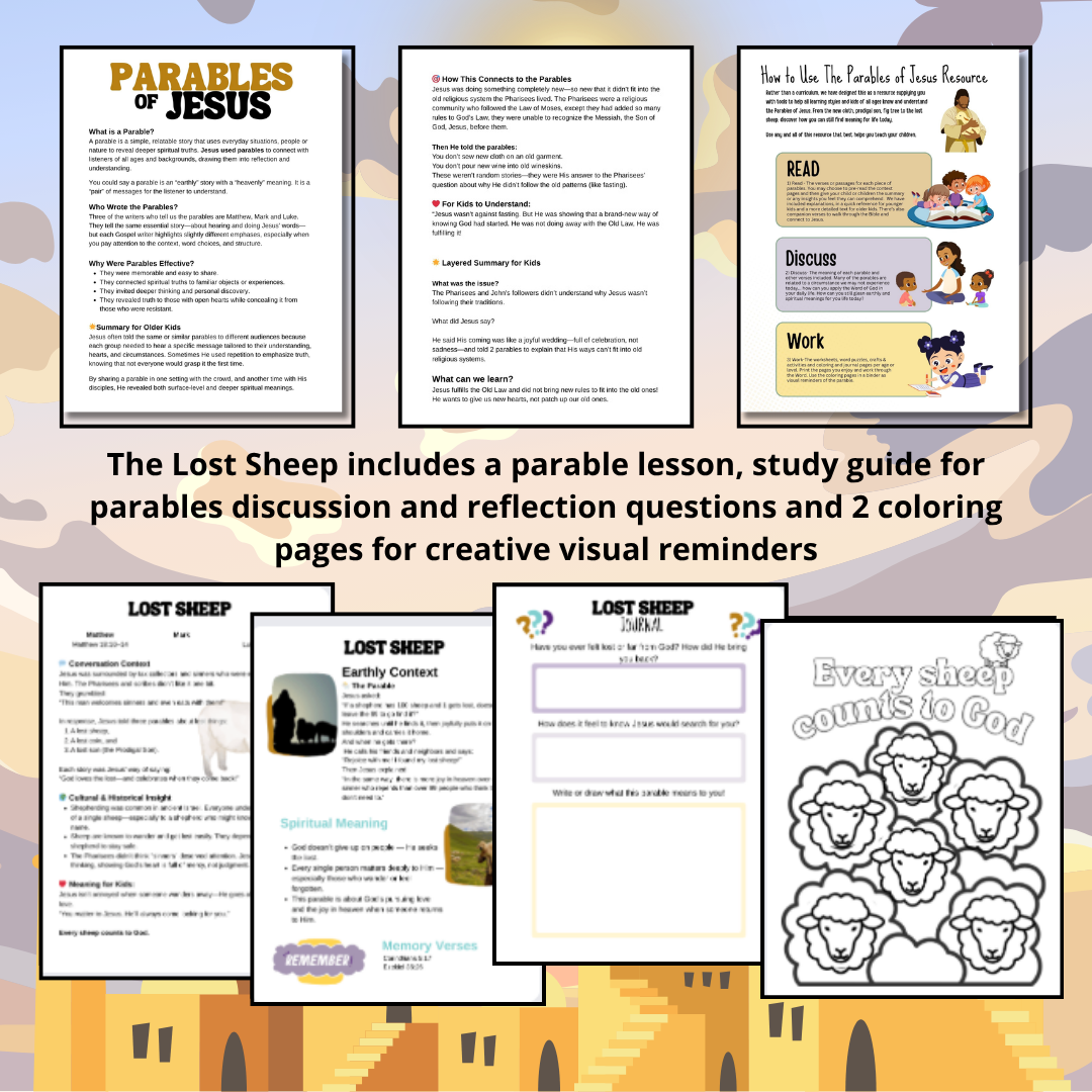 The Lost Sheep Parables of Jesus for Kids