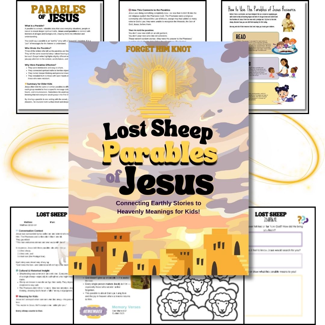 Parables of Jesus: The Lost Sheep lesson for kids