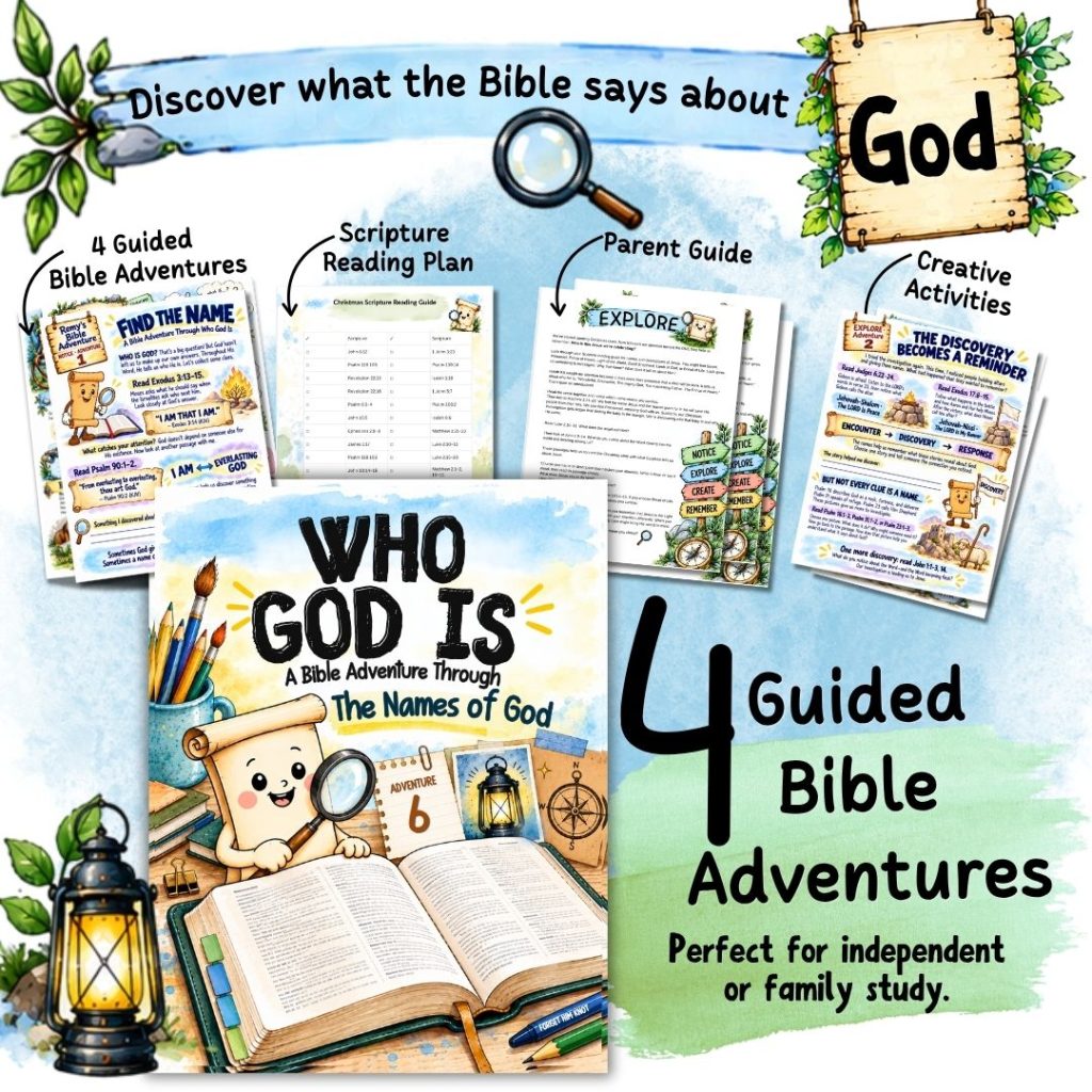 Bible Adventure through Who God Is for Kids
