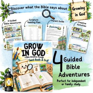 Grow in God Bible Adventure Collection | 4 Guided Bible Adventures for Kids